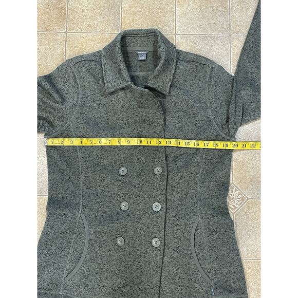 Eddie Bauer Radiator Button Up Peacoat Women’s Size Large Green Outdoor Wear - Picture 6 of 11